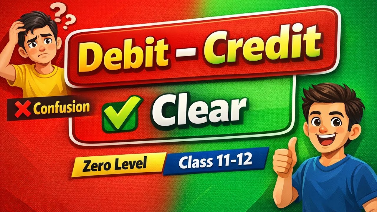 Debit Credit Trick 🔥 | Class 11 Accountancy | Zero Level Easy Hindi