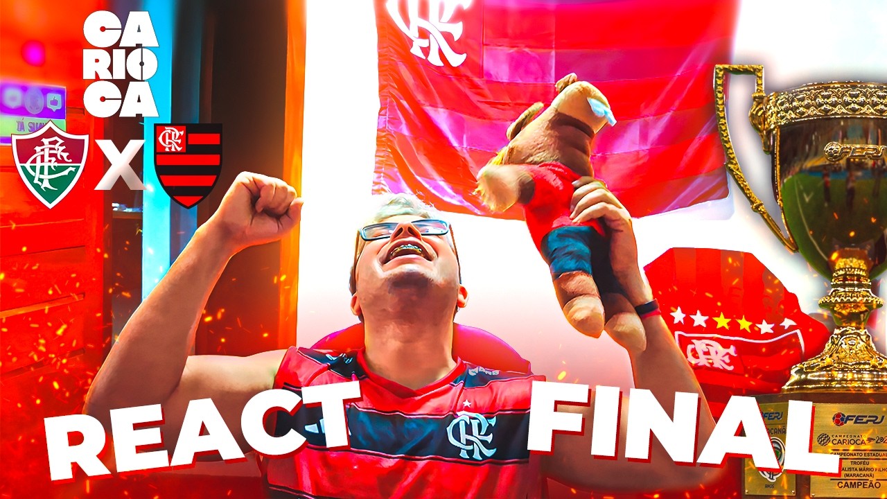 QUEM TEM MAIS, TEM 40! REACT FLUMINENSE x FLAMENGO 🔴⚫ CAMPEONATO CARIOCA - FINAL