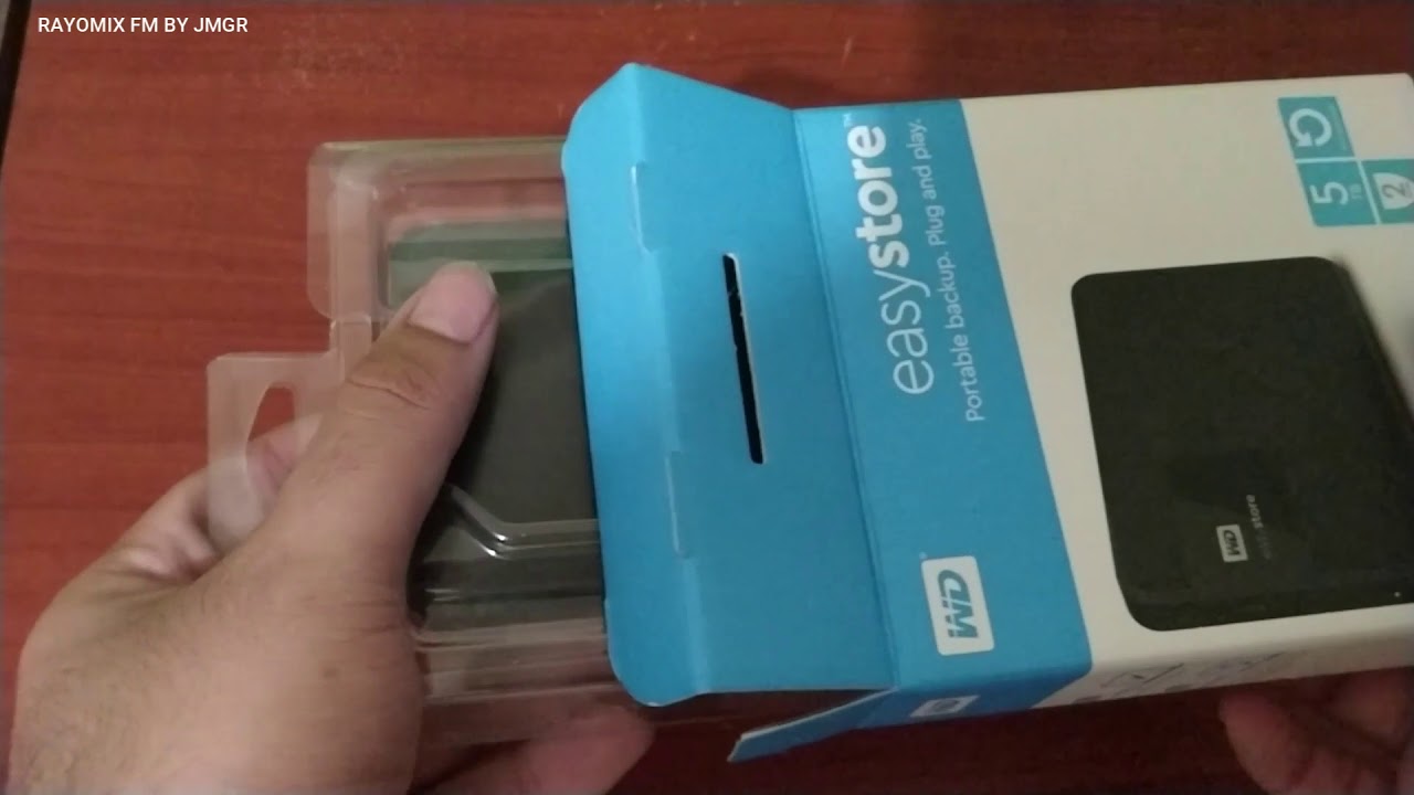 WD Easystore 5TB External USB 3.0 Portable Hard Drive Unboxing Disco duro externo