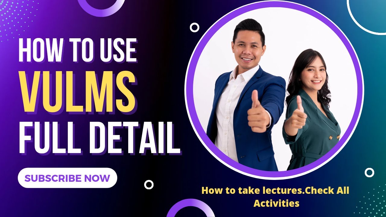 How to use VULMS Full Method|How to use VULMS Full Method And Check All Activities|vulms use|L4H