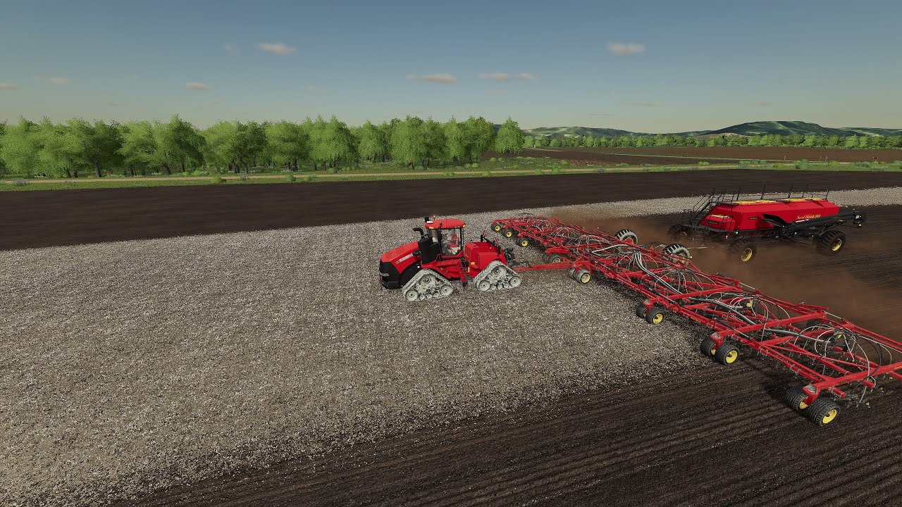 Oklahoma 4X (Case IH) Year 1 Episode 3 * Case IH Quadtrac and V&auml;derstad Seed Hawk Sowing * FS 19