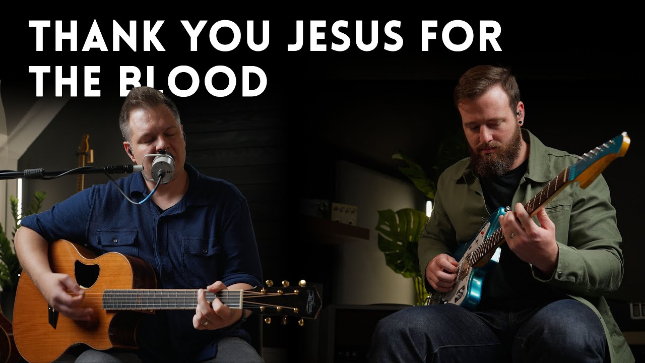 Thank You Jesus For The Blood - Charity Gayle - Acoustic & Electric guitar cover