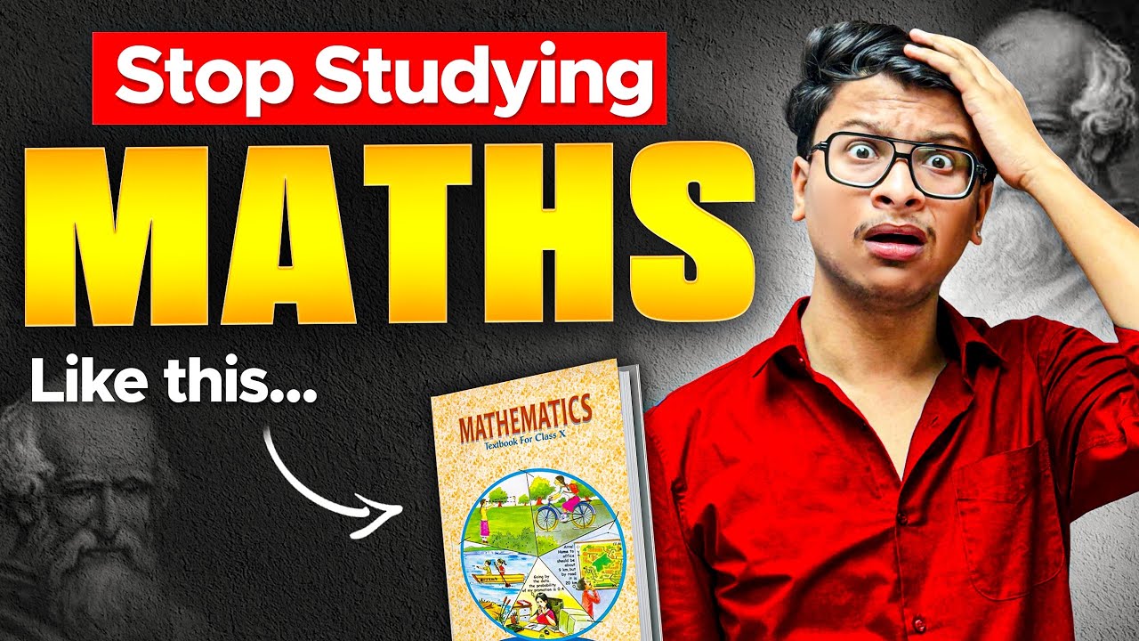 Class 10🔥 How to study MATHS for 95% in Board exams?