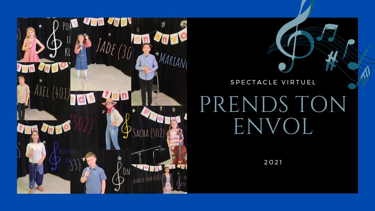 Spectacle virtuel Prends ton envol 2021