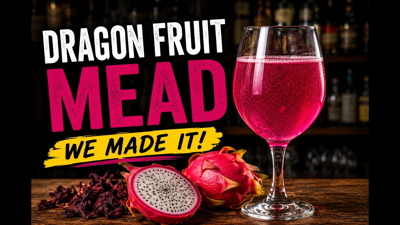 We Made Dragon Fruit Mead... Was It Worth It?
