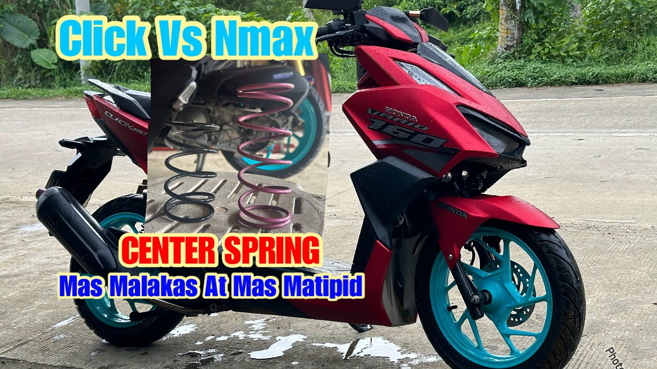 Honda Click 160 Center Spring Vs Nmax Center Spring 😱