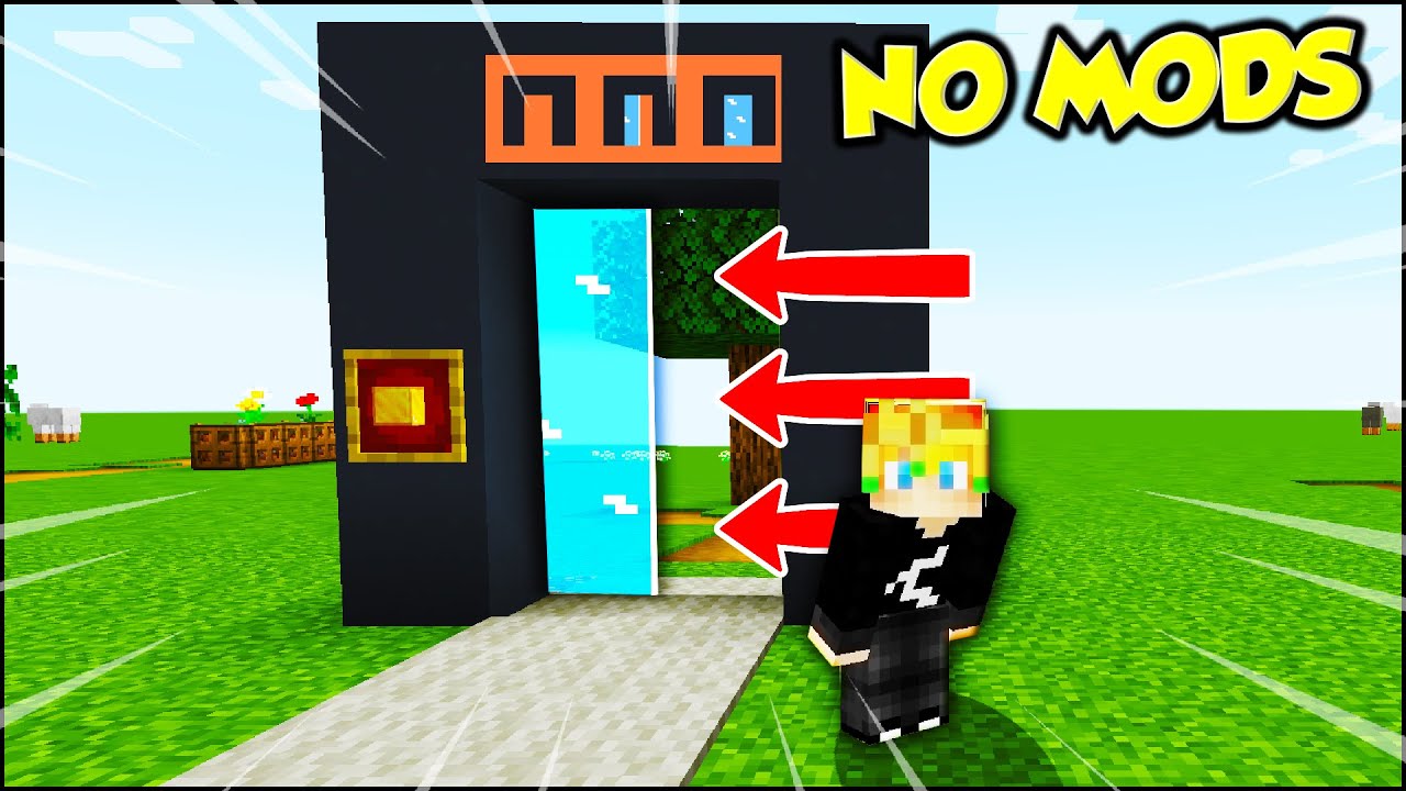 CREIAMO una PORTA SCORREVOLE FACILISSIMA su MINECRAFT ITA! no mod