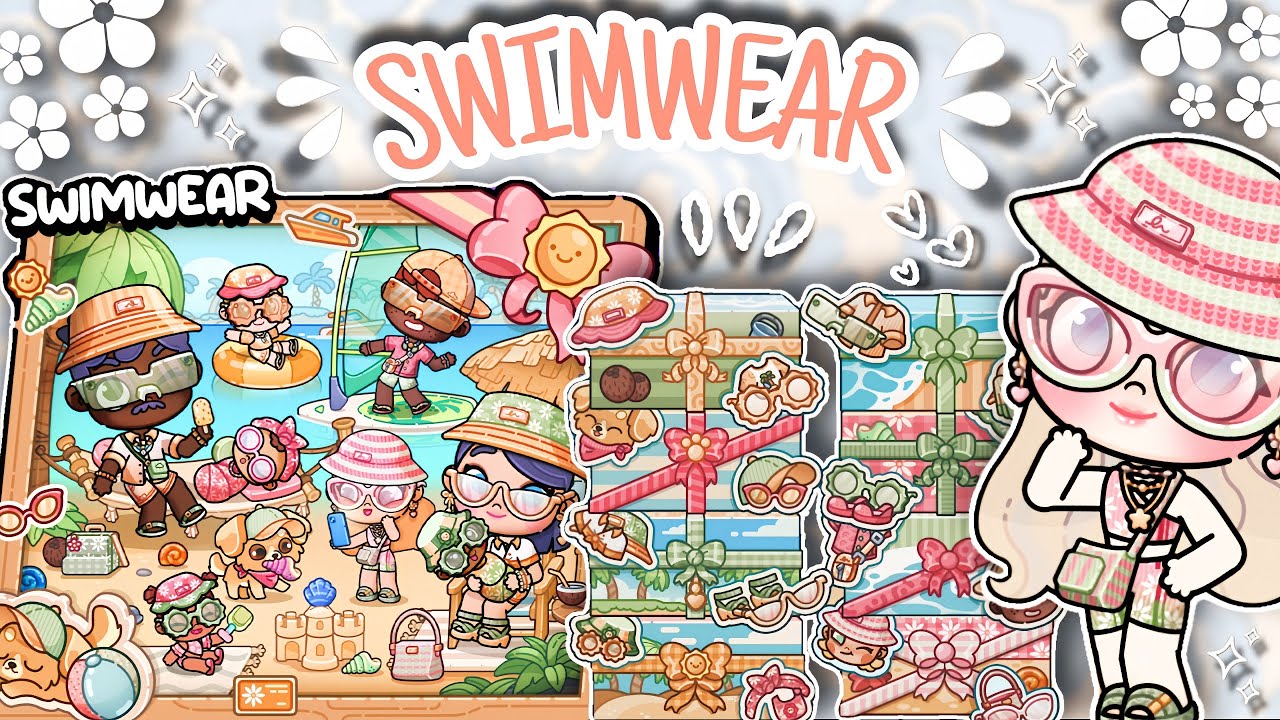 UNBOXING PACK SWIMWEAR | AVATAR WORLD | PAZU