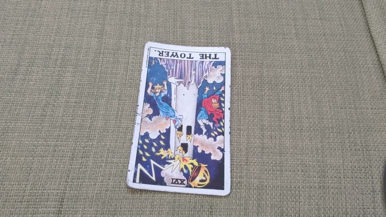 The Tower tarot card reversed meaning.