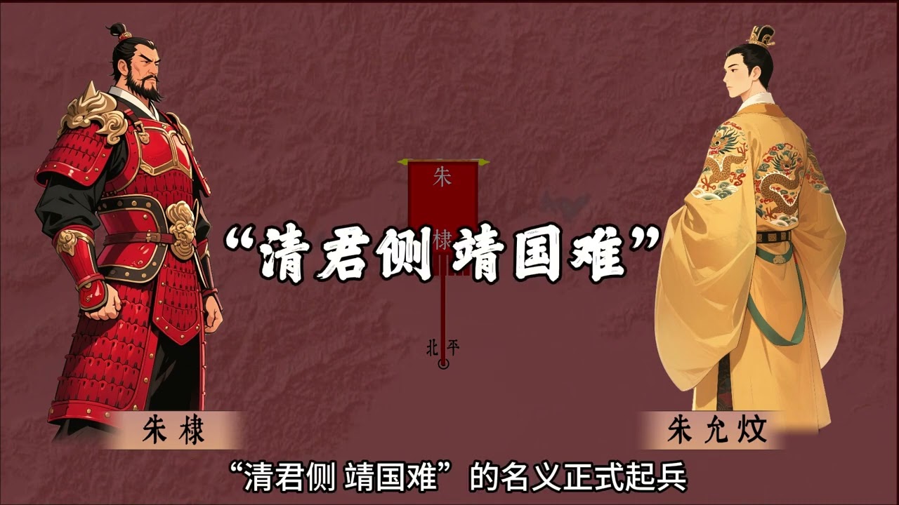 地图推演靖难之役，朱棣和朱允炆的博弈谁更胜一筹？