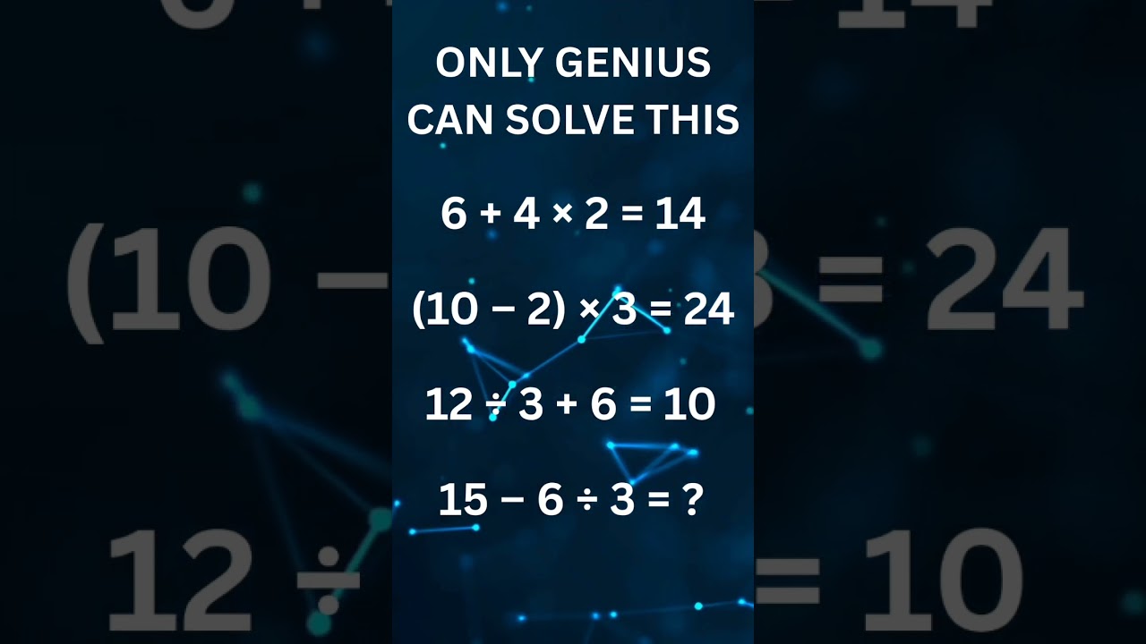 "The Most Confusing Math Quiz on YouTube! 🔥" 