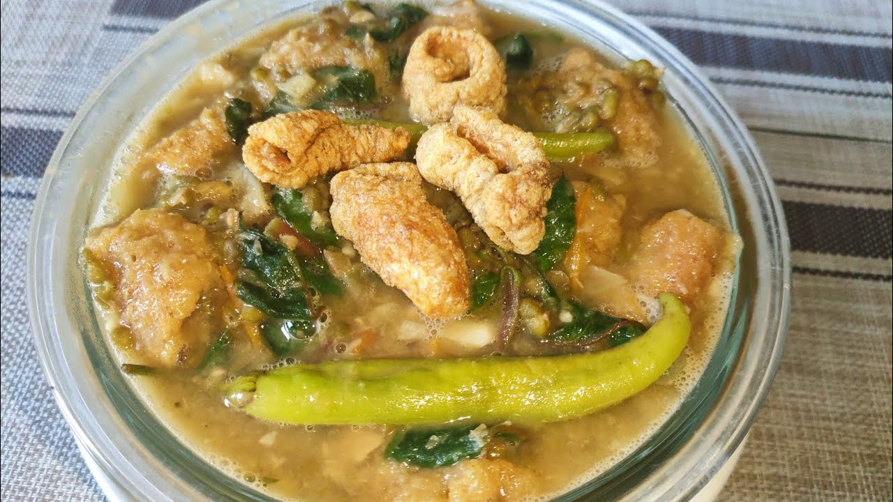 Ginisang Monggo with Chicharon/ Quick and Easy Mung bean Recipe