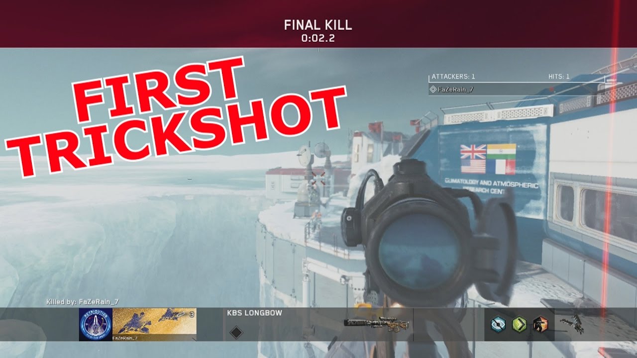 MY FIRST INFINITE WARFARE TRICKSHOT!!