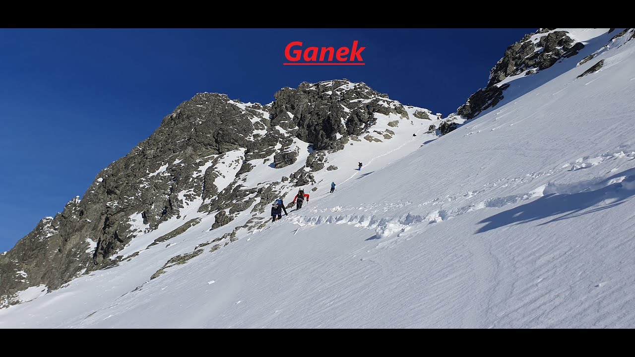 Ganek zimą 2023 Gánok Tatry Wysokie zima