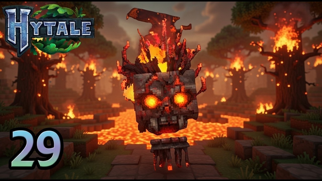 Hytale: Burning Forest of INCANDESCENT SKULLS!