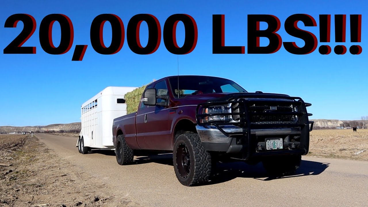 Построенный Ford 7.3 Powerstoke против 20 000 фунтов!!! Насколько хорошо она буксирует???