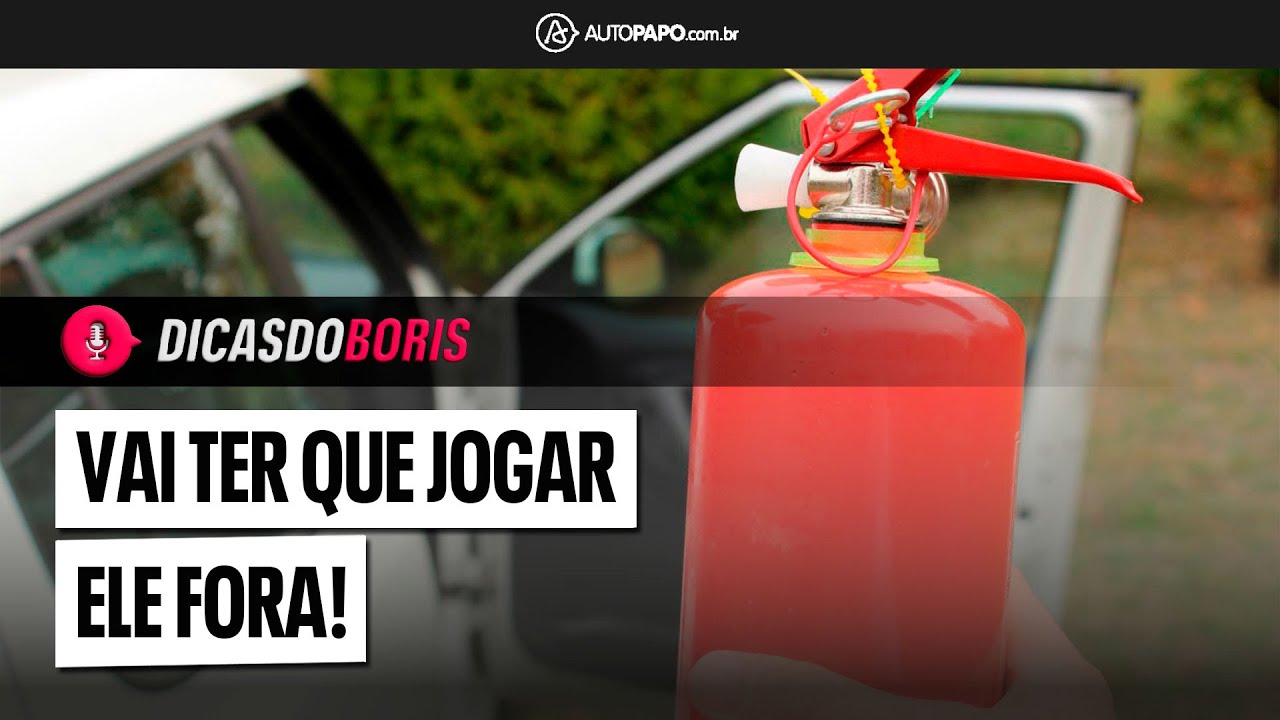 TEM EXTINTOR NO CARRO? VOCÊ PODE SER MULTADO!