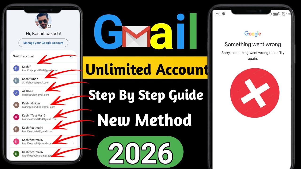 Unlimited Gmail account without phone number verification | How to Create unlimited Gmail account