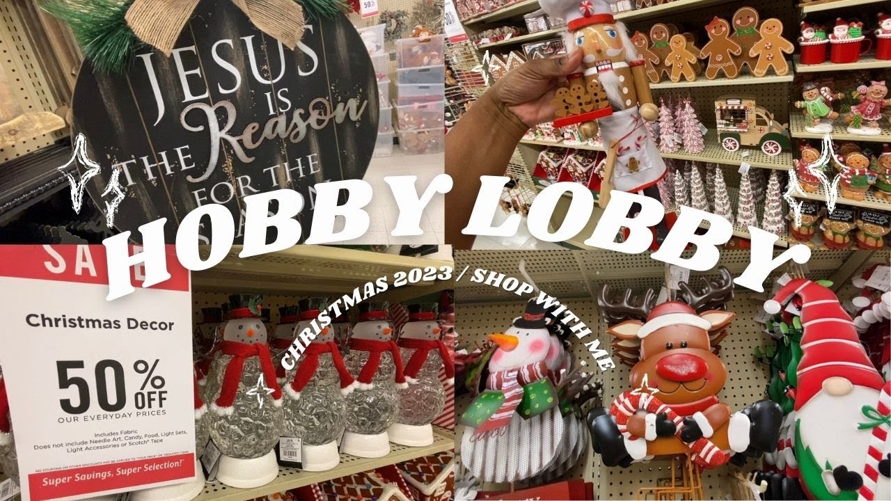 *NEW* HOBBY LOBBY CHRISTMAS 2023 | HOBBY LOBBY SHOP WITH ME 2023