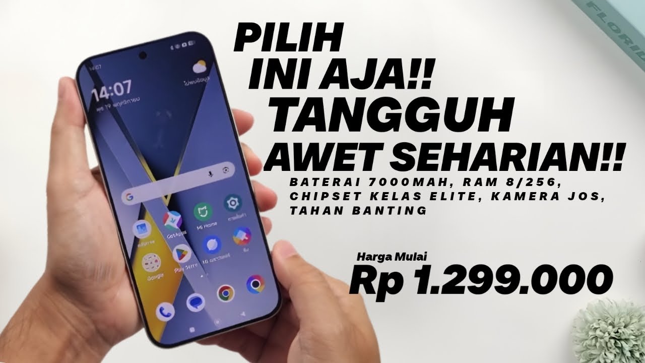 PILIH INI AJA, RAM 8/256GB, 7000MAH - HP BATERAI BESAR TERBARU AKHIR TAHUN 2025