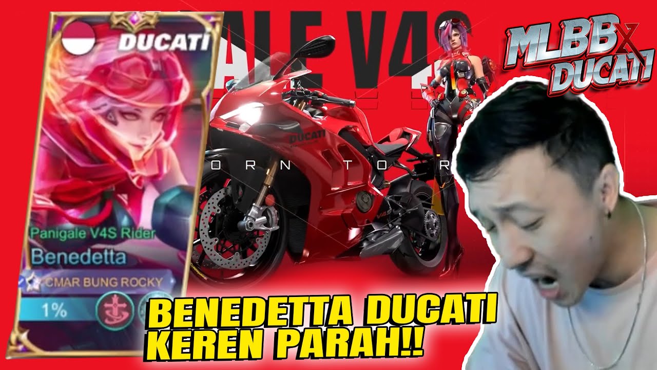 BENEDETTA DUCATI!!! GILA KEREN PARAH INI MOBILE LEGEND X DUCATI!! GAME GAMPANG AUTO NGEBANTAI!!