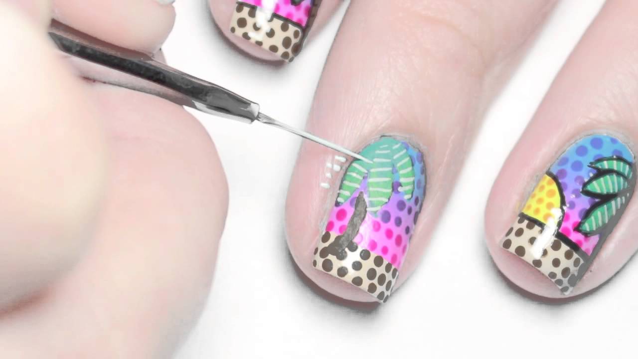 Pop Art Paradise | Nail Art