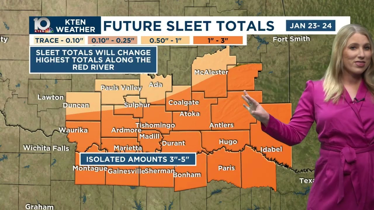 Freezing rain possible Friday - January 22, 2026 forecast