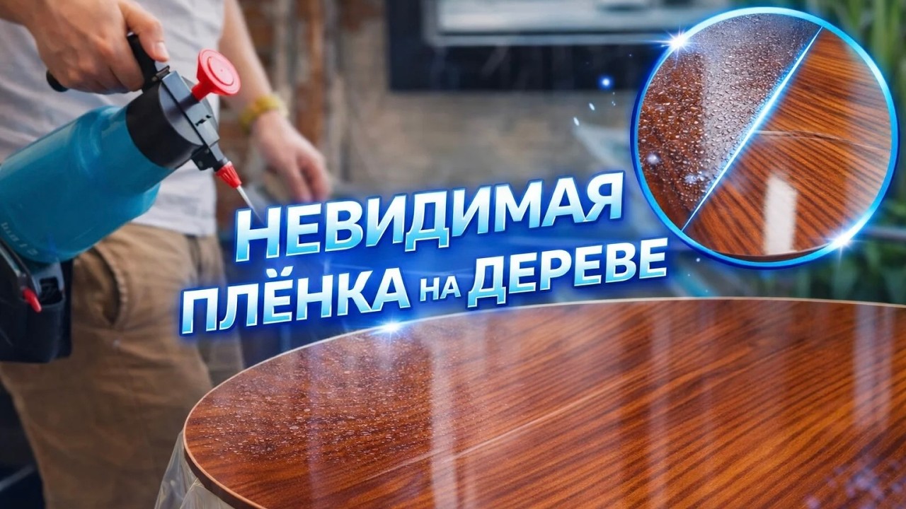 Как защитить деревянные столы в ресторане? Плёнка, которую не видно