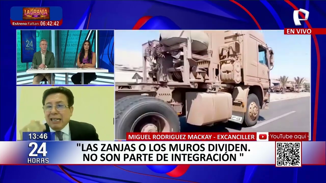 Excanciller critica zanja en frontera entre Chile y Perú y pide priorizar integración regional
