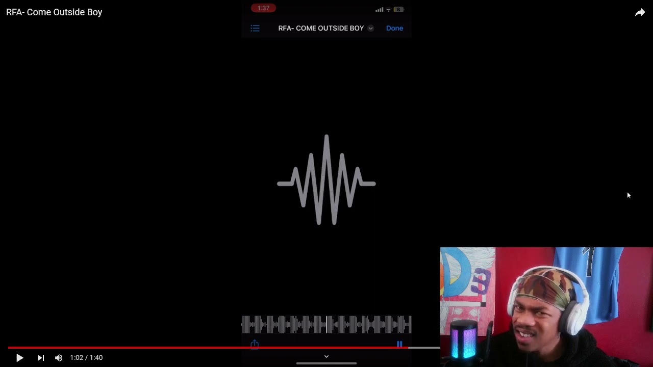A LOT IN 1 MIN! RFA - Come outside Boy *LEAKED TRACK* (REACTION)