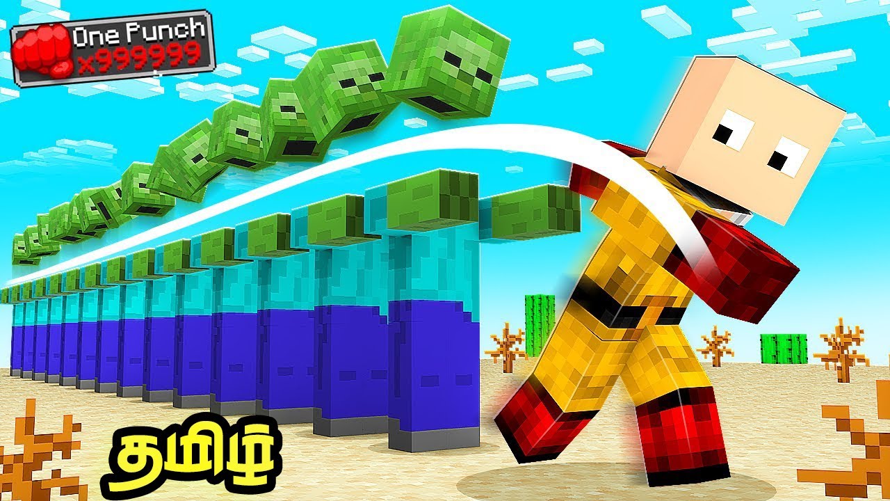 Minecraft Tamil | But Playing As One Punch Man 😍 | George Gaming |