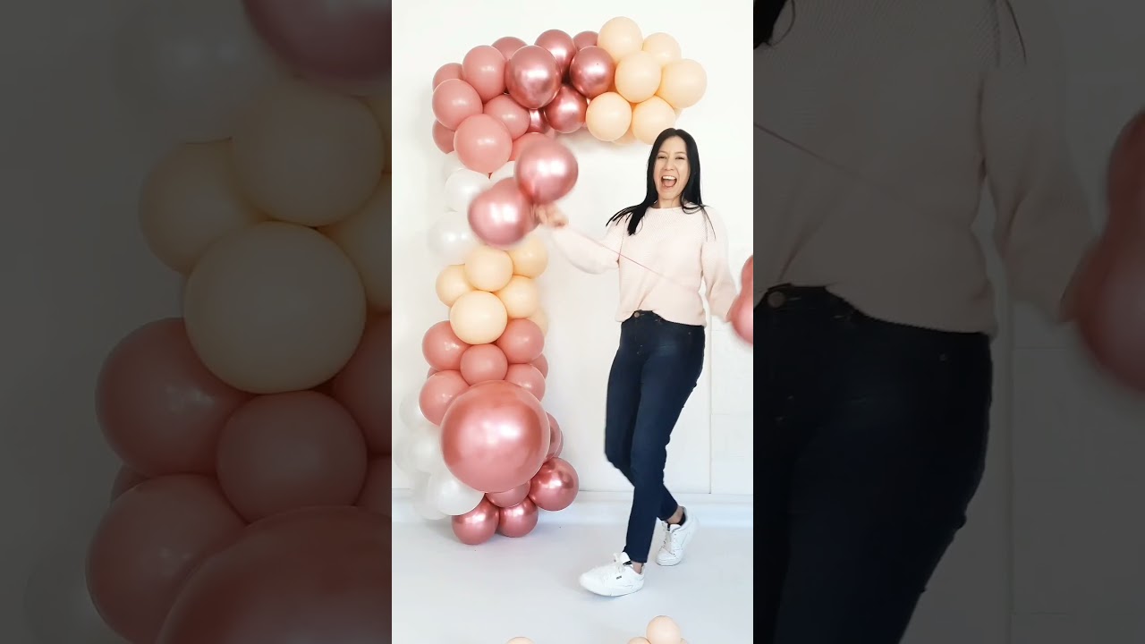 &iquest;Te pregunt&aacute;s c&oacute;mo hacer un ARCO DE GLOBOS ORG&Aacute;NICO f&aacute;cil y prolijo? &iexcl;As&iacute;, mir&aacute;! 😉