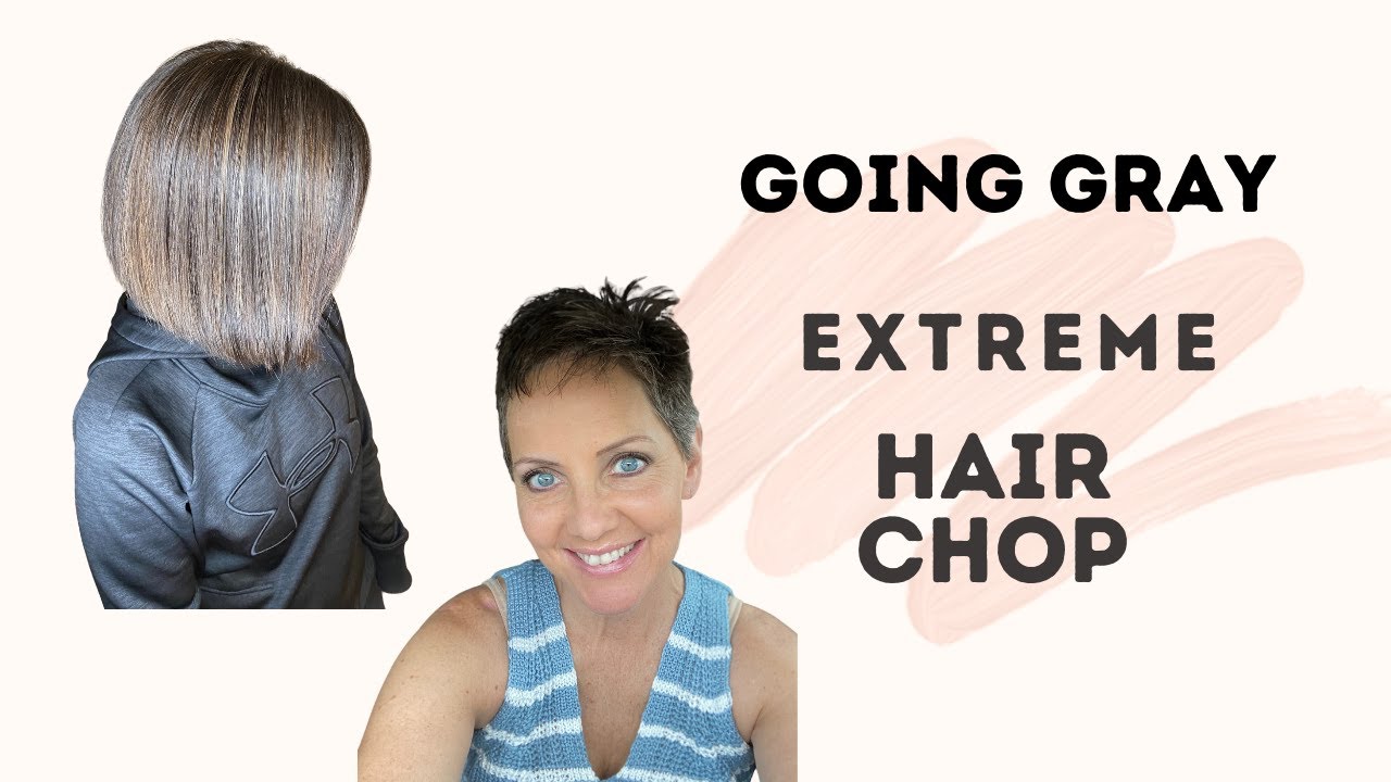 Extreme Pixie Cut For An Easy Gray Hair Transition