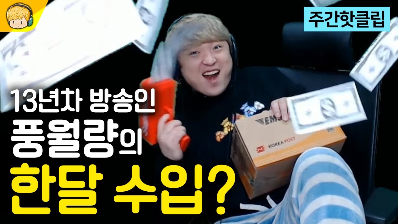 스트리머 수익공개?! 💸 저 한 달에 몇 억씩 법니다! [주간핫클립 풍스데스크]