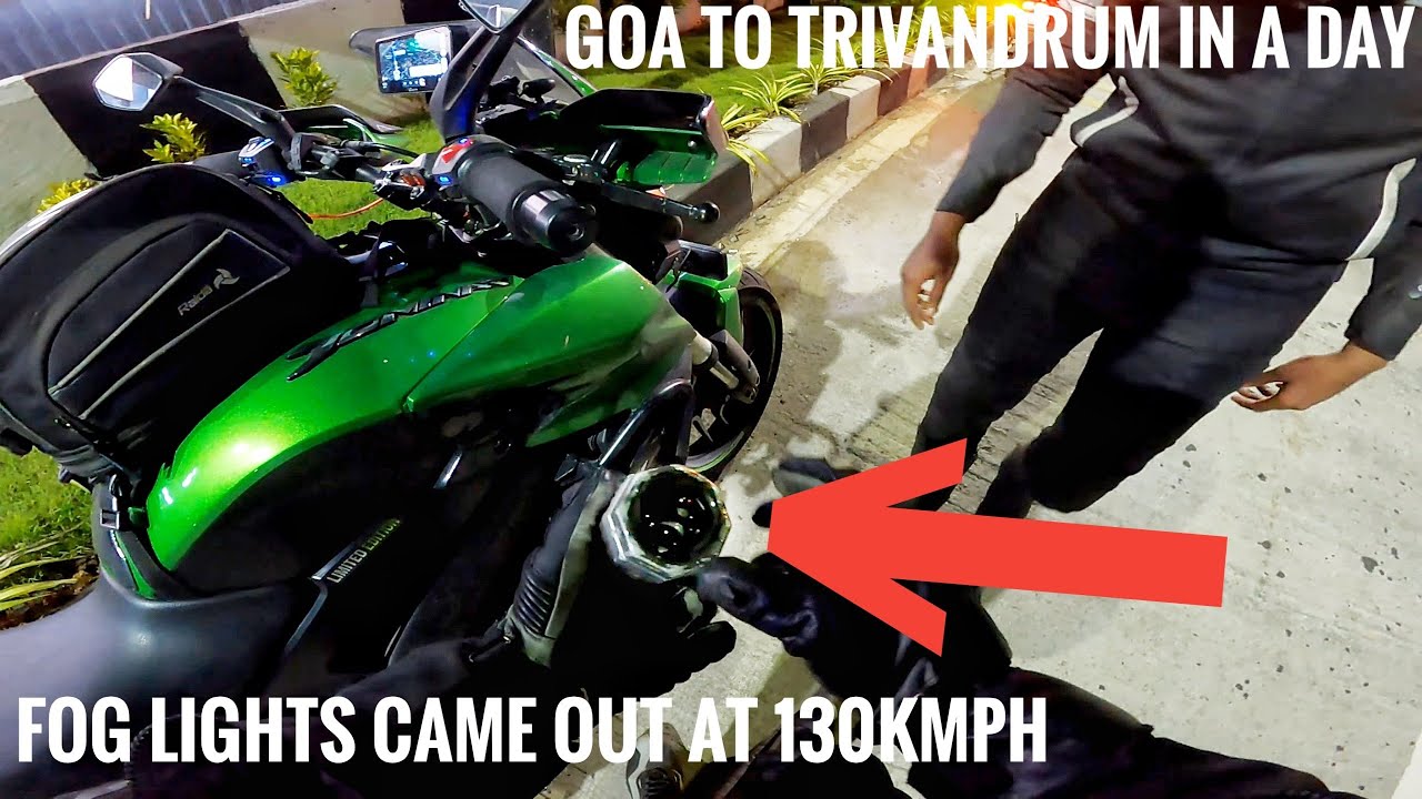 1000km in a day || GOA to TRIVANDRUM in a SINGLE STRETCH
