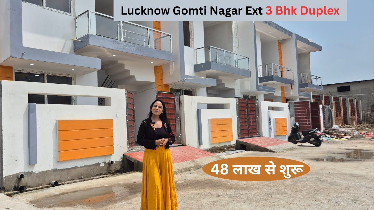 3 BHK Duplex Row House For Sale In Gomti Nagar Ext Lucknow | @SimplyShilpi