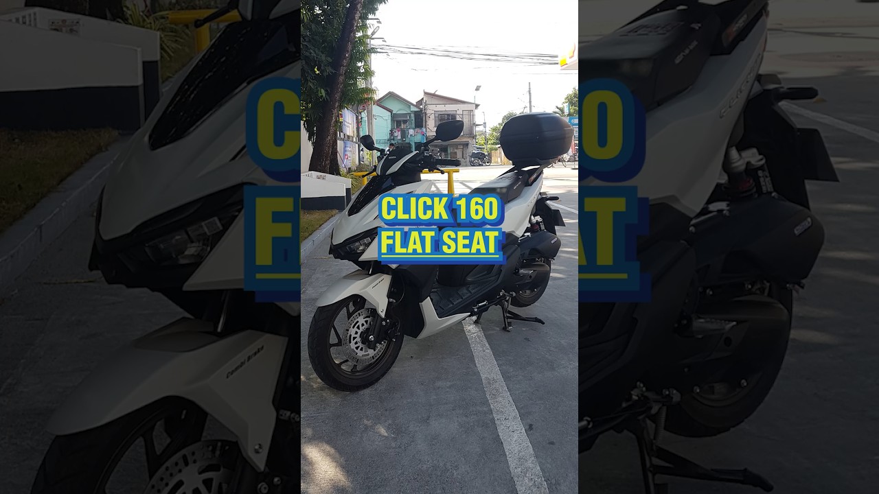 CLICK 160 Flat Seat #click160 #vario160 #hondaclick