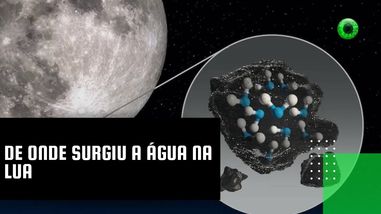 De onde surgiu a &aacute;gua na Lua