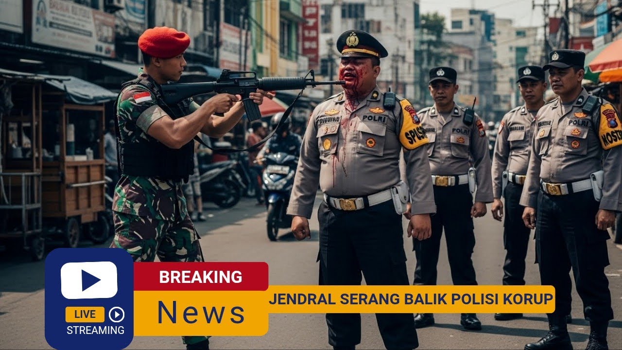 VIRAL‼️JENDRAL SERANG BALIK OKNUM POLISI KORUP, KARNA MEMALAKNYA SAAT RAZIA KENDARAAN‼️