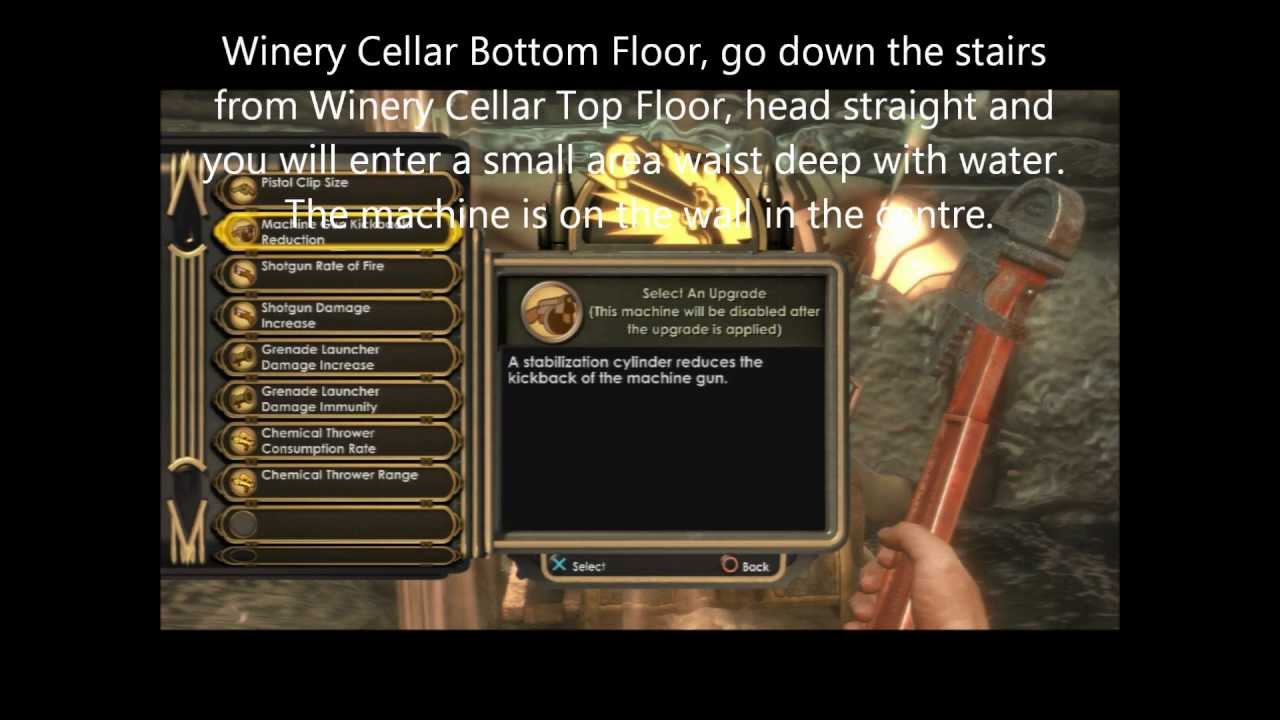 Bioshock Collectibles Guide all 122 Audio Diarys 58 Tonics and 12 Weapon Upgrade Stations