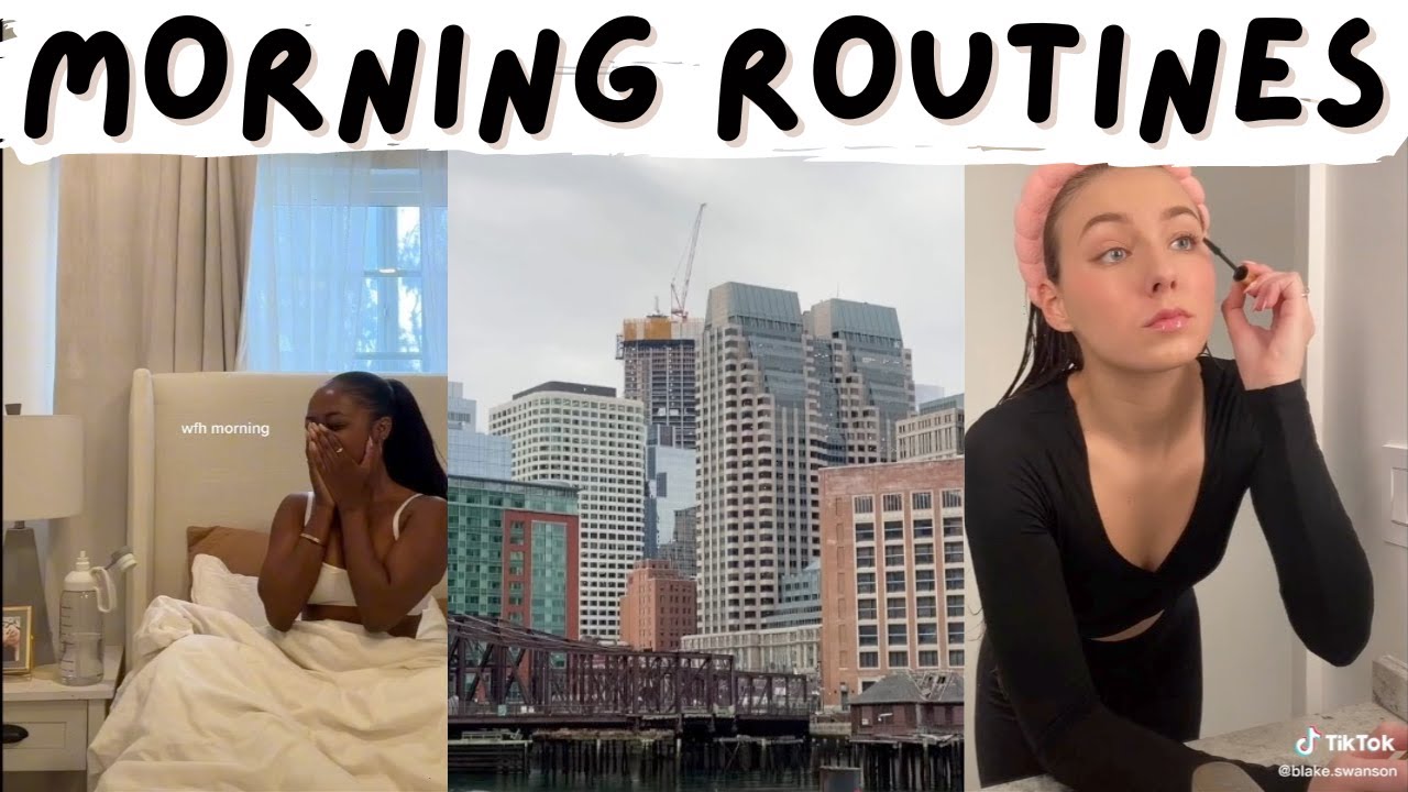 morning routines aesthetic tiktok compilation
