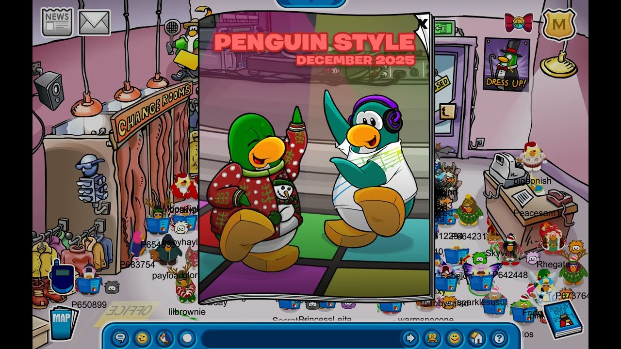 Путешествие Club Penguin: декабрь 2025 г. в стиле пингвинов! :D 5 декабря 2025 г.!