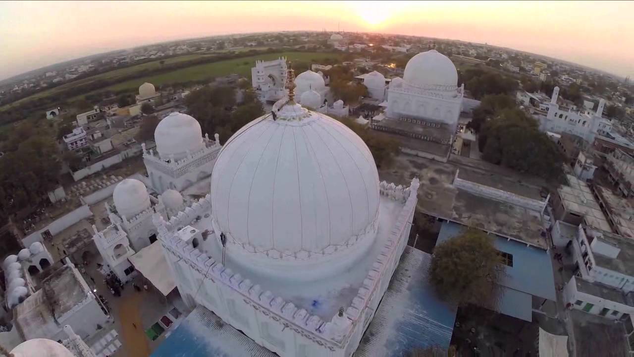 Dargah shareef khaja banda nawaz ariel view