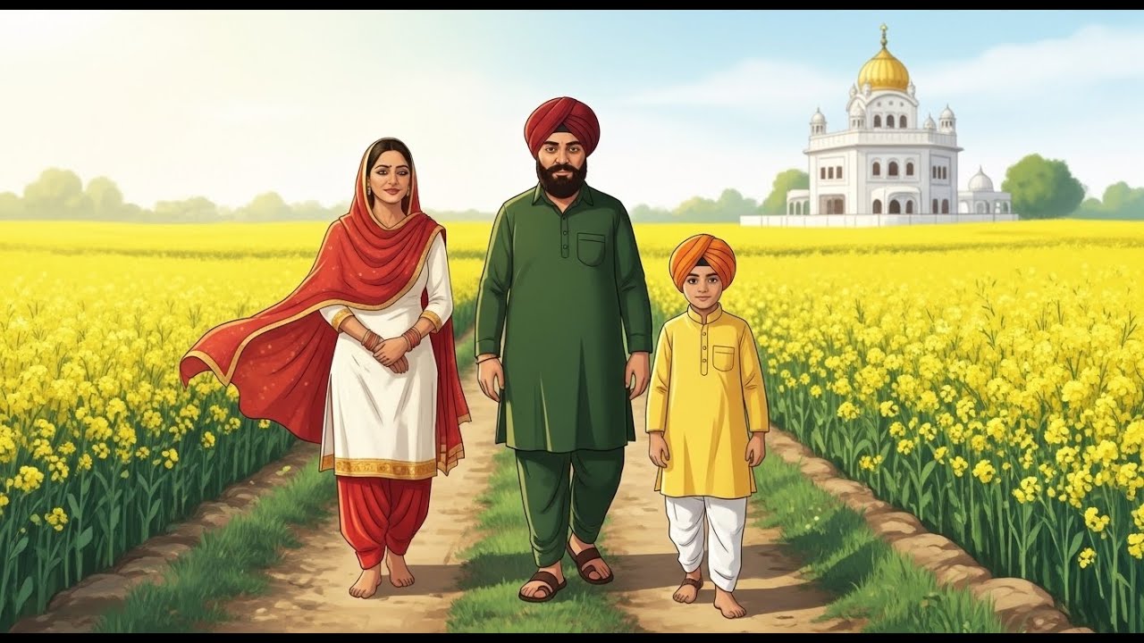 A Day in a Punjabi Village 🌾 Cozy Family Life & Sarson Fields ASMR