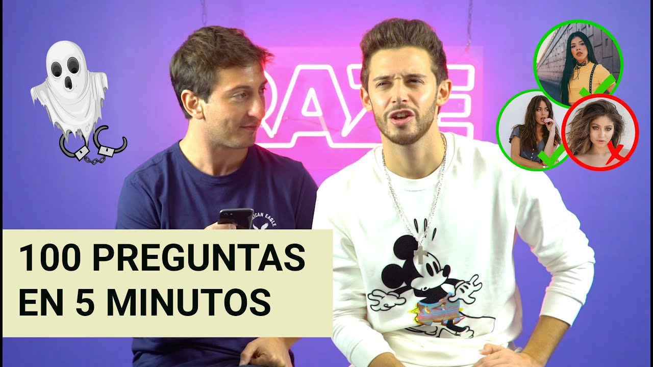 RUGGERO PASQUARELLI - 100 PREGUNTAS EN 5 MIN - Expusimos a Ruggero 🤭🔥