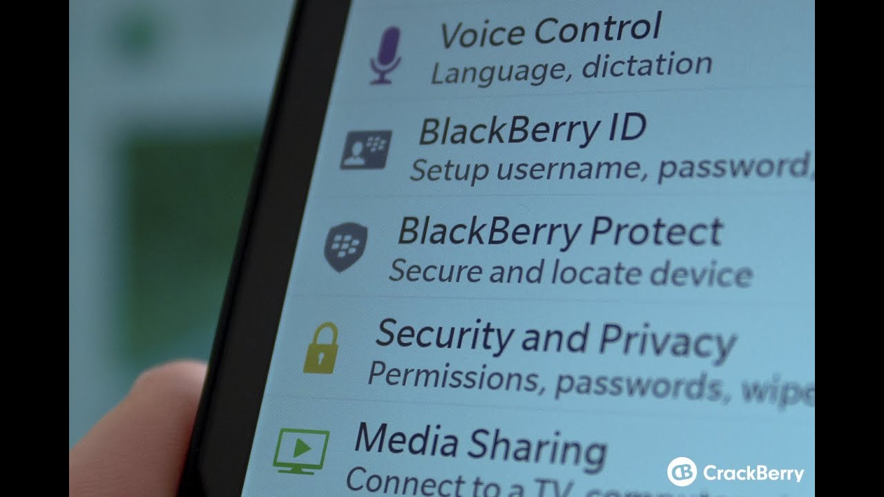 BlackBerry Protect on BlackBerry 10