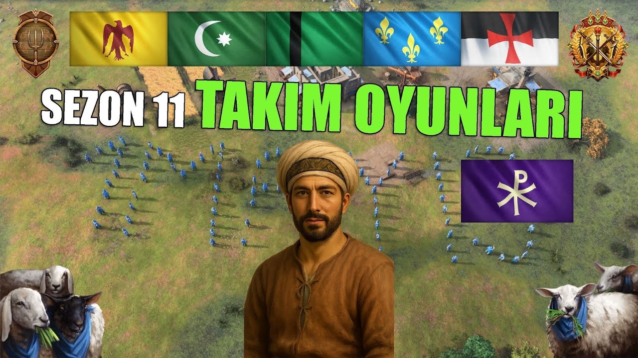 Canlı Yayında Leziz Zafer Getiren 4v4 Oyunlar | Age of Empires IV