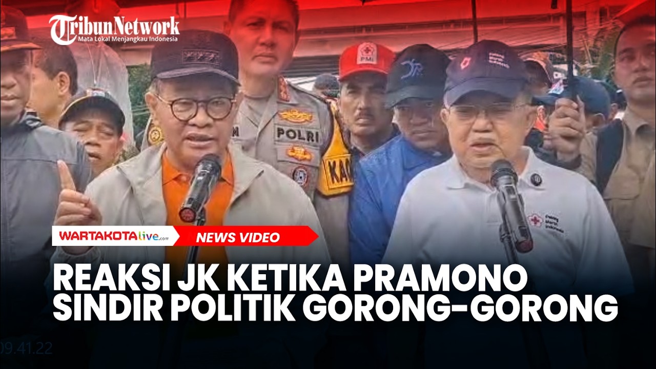 Reaksi Jusuf Kalla Ketika Pramono Sindir Politik 'Gorong-gorong'