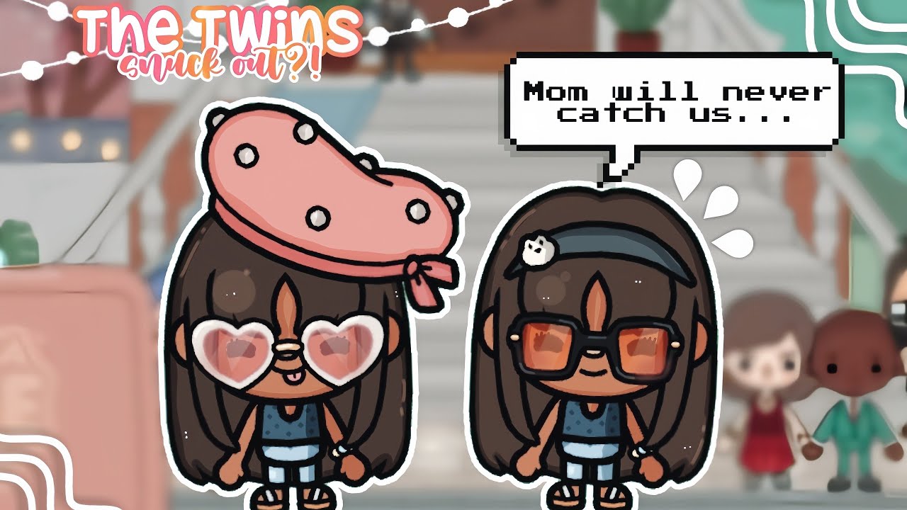 The twins snuck out?! 😱🌴😖 (gone wrong!) ❀ // *🎙WITH VOICE🎙* \\ ⋆ ༅˚🌺 • Toca boca roleplay