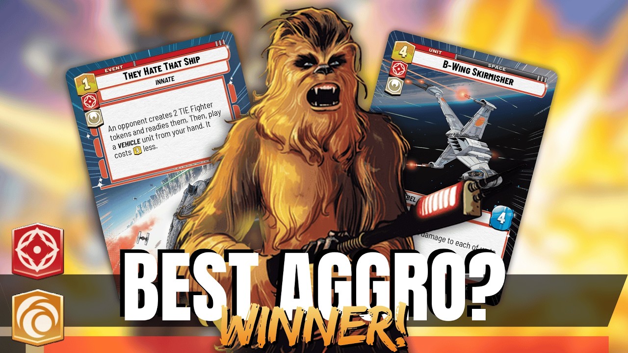 PQ WINNER REALLY FAST! CHEWIE YELLOW! - Gameplay / Star Wars Unlimited
